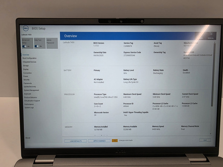 Dell Latitude 7450 / Intel Core Ultra 5 135U / 32GB / 512GB SSD / 14" FHD / Win 11 Pro